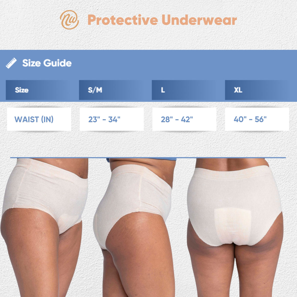 Absorbent Underwear Nexwear Pull On Adult Large Female Disposable Moderate Absorbency - BeHope