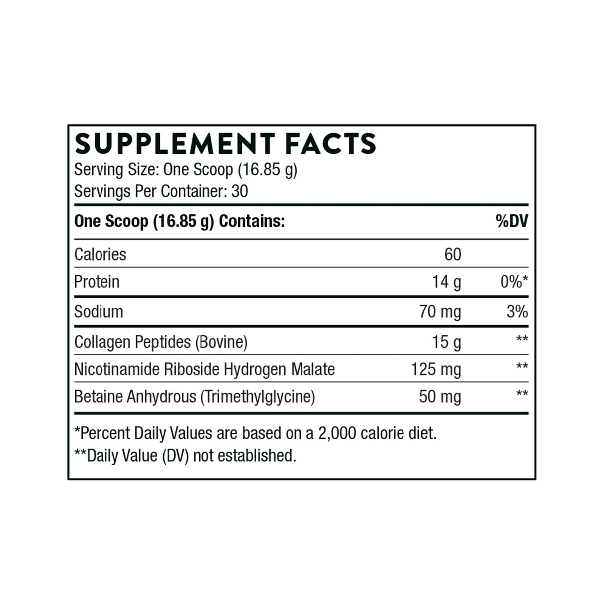 Oral Supplement THORNE® Collagen Fit Unflavored Powder 17.8 oz. Canister - BeHope