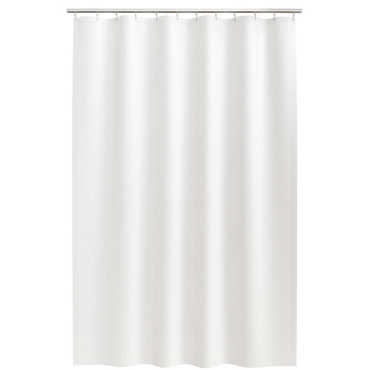 Shower Curtain Covoc 72 W X 72 L Inch Textile-Reinforced Vinyl White - BeHope