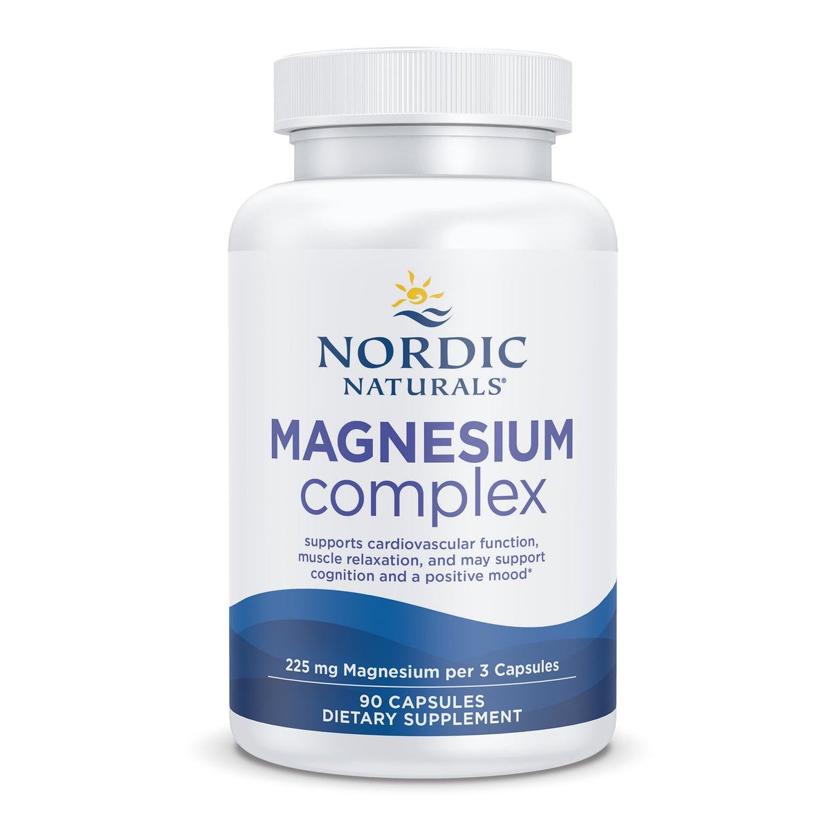Dietary Supplement Nordic Naturals® Magnesium Complex Magnesium 225 mg Strength Capsule 90 per Bottle - BeHope