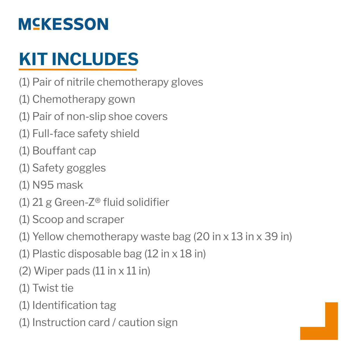 Chemotherapy Spill Kit Mckesson - BeHope