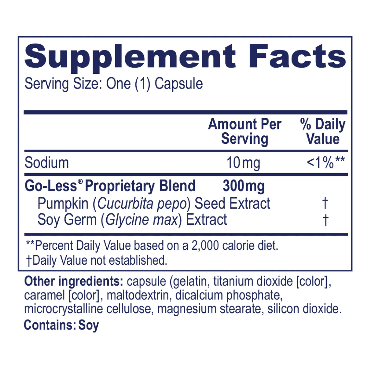 Urinary Pain Relief AZO® Bladder Control 300 mg Strength Pumpkin Seed / Soy Germ Extracts Capsule 54 per Box - BeHope