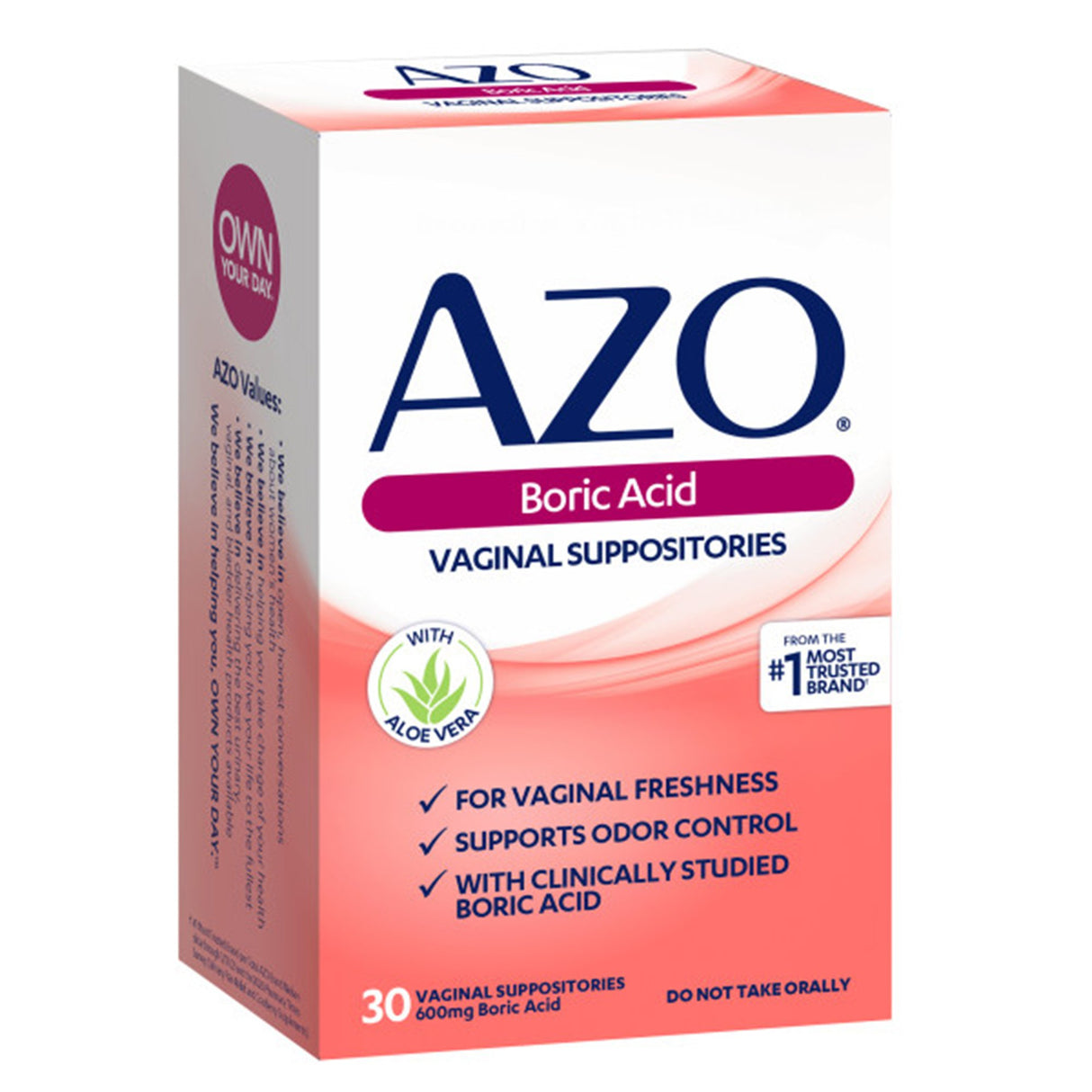 Dietary Supplement Boric Acid 600 mcg Strength Suppository 30 per Box - BeHope