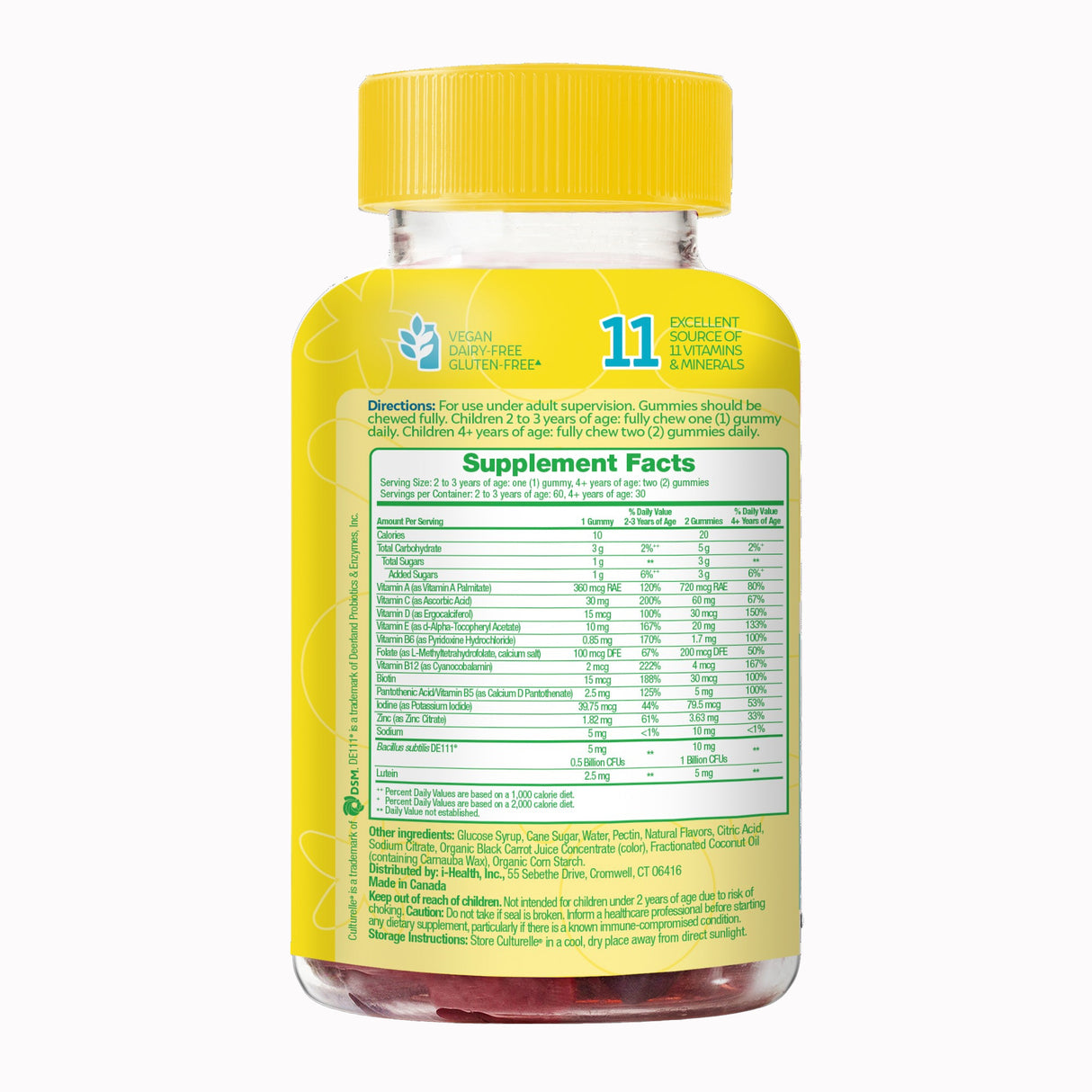 Pediatric Probiotic Dietary Supplement Culturelle® 60 per Bottle Gummy - BeHope