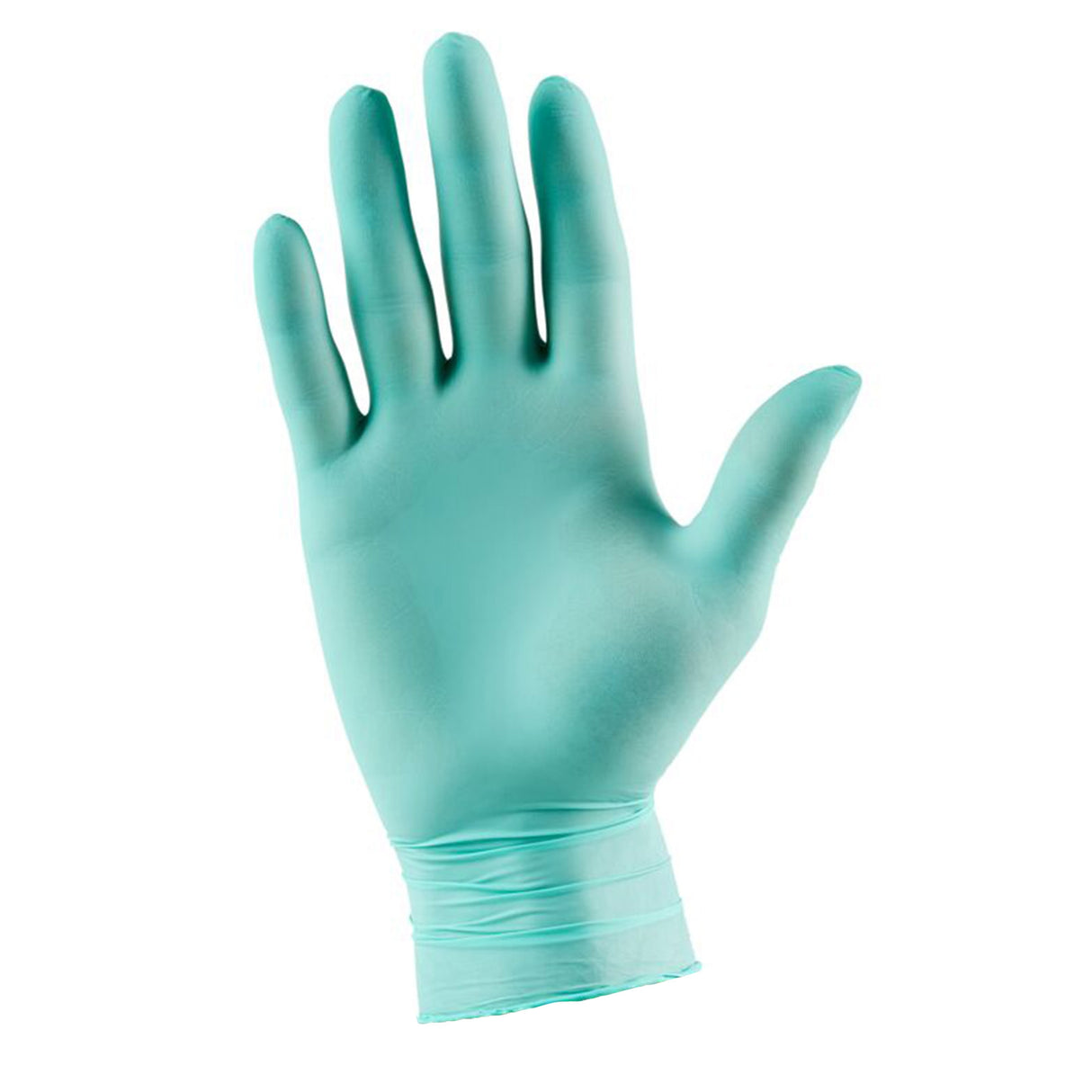 Exam Glove FLEXAL™ Nitrile Biodegradable Medium NonSterile Nitrile Standard Cuff Length Textured Fingertips Teal Chemo Tested / Fentanyl Tested - BeHope