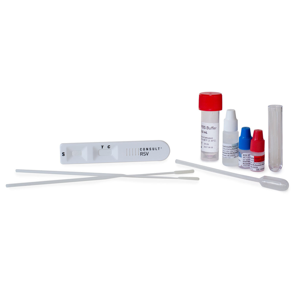 Mckesson Consult™ Respiratory RSV Test Kit CLIA Waived - BeHope