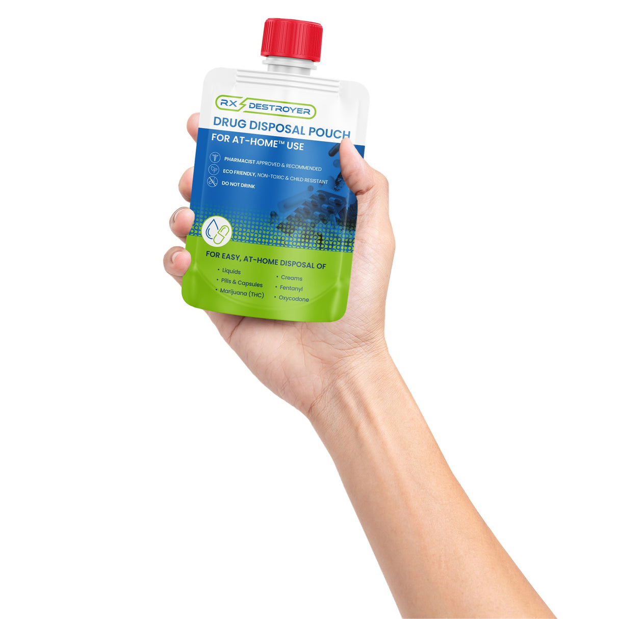 Drug Disposal Pouch Rx Destroyer™ All-Purpose 4 oz. - BeHope