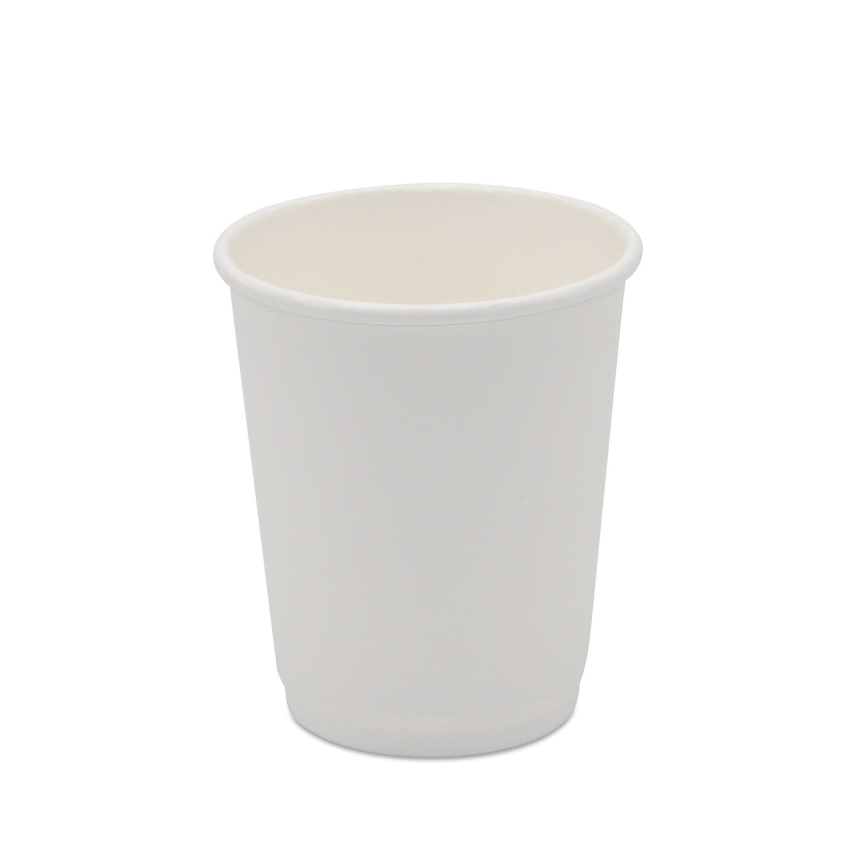 8 oz. Paper Double Wall Drinking Cup White Disposable - BeHope