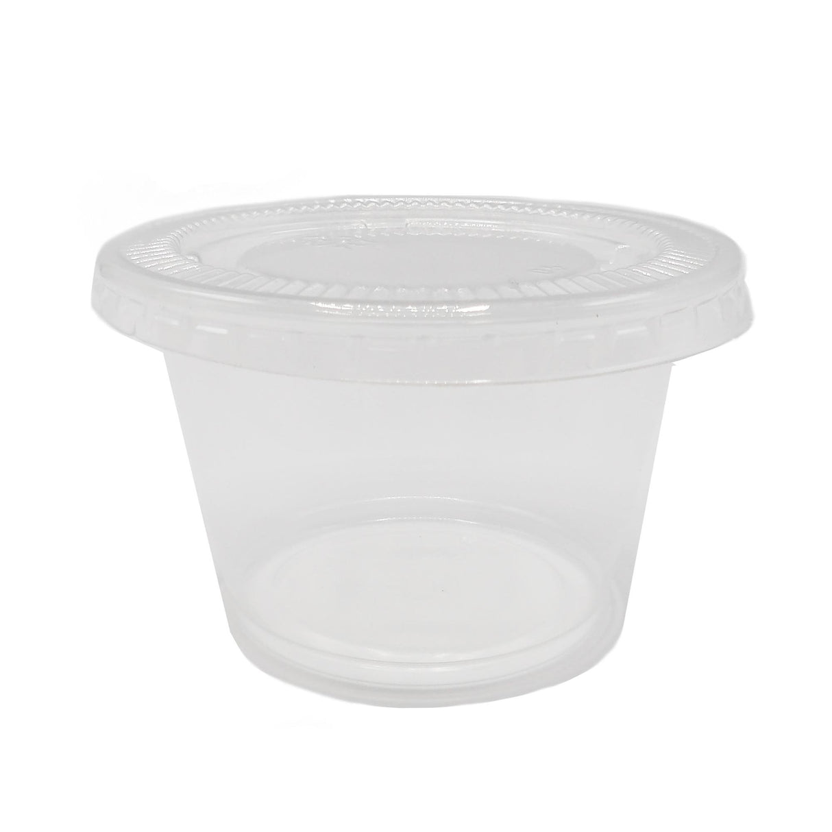 Portion Cup Lid Medd Max Llc Universal Fit Secure Clear Disposable - BeHope