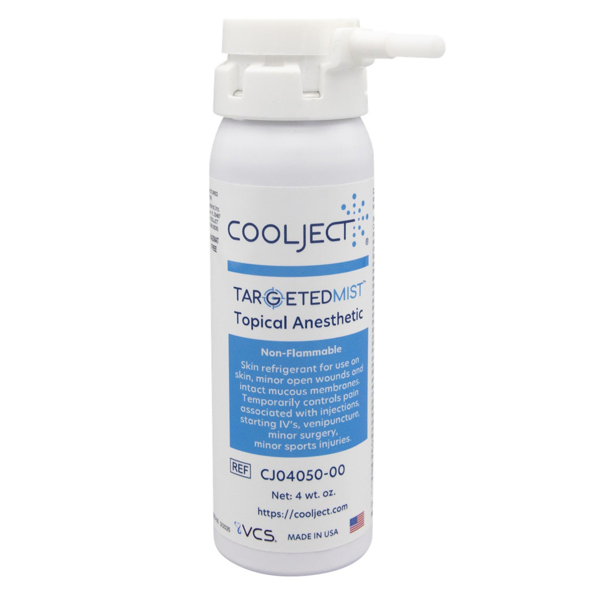 CoolJect™ Pentafluoropropane / Tetrafluoroethane Medium Stream 4 oz. - BeHope