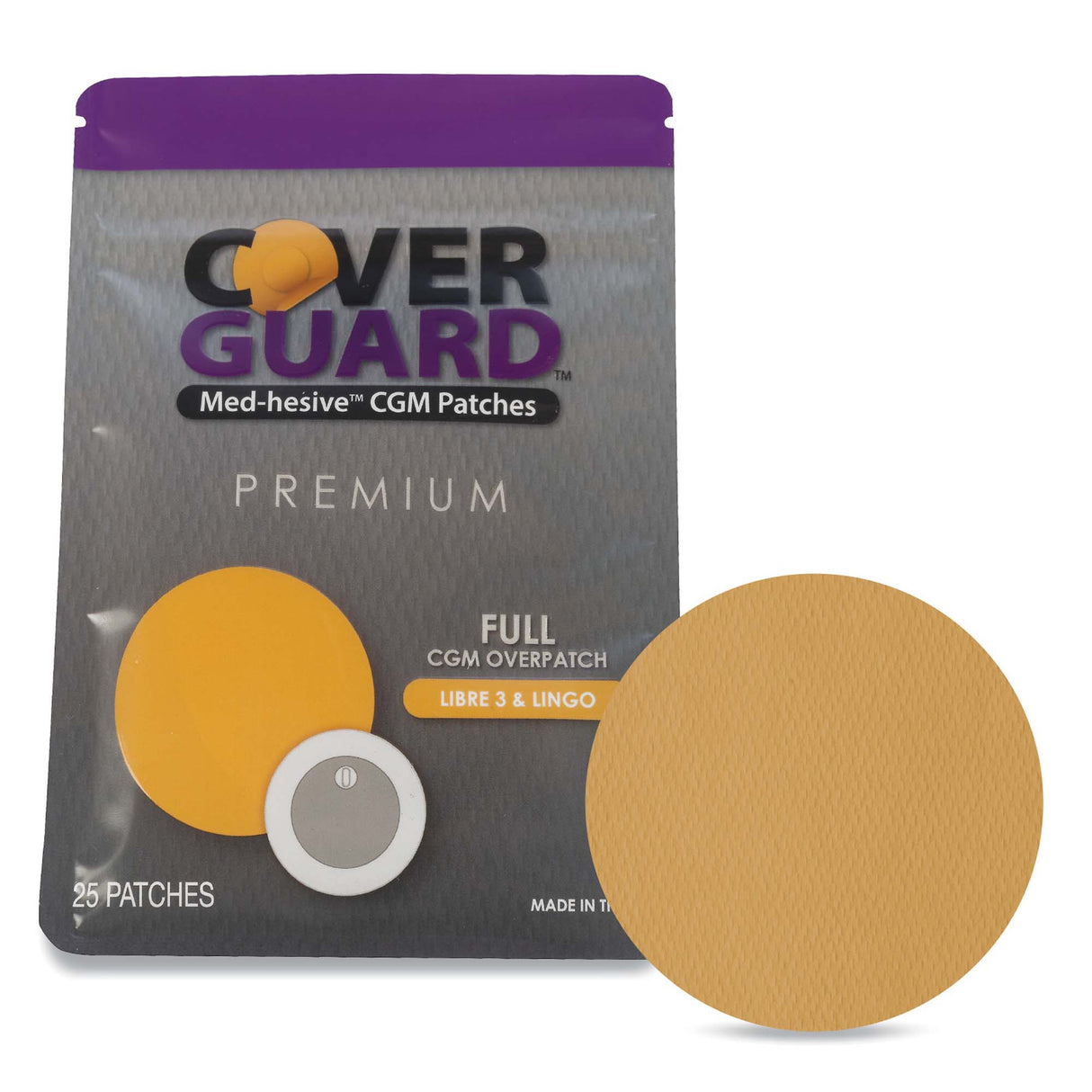Sensor Overpatch Coverguard Secure Gentle for Freestyle Libre 3 - BeHope