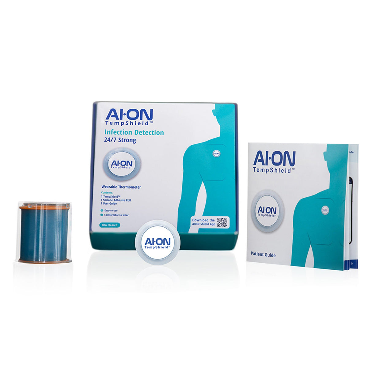 Wearable Thermometer Tempshield Continuous Monitoring - BeHope