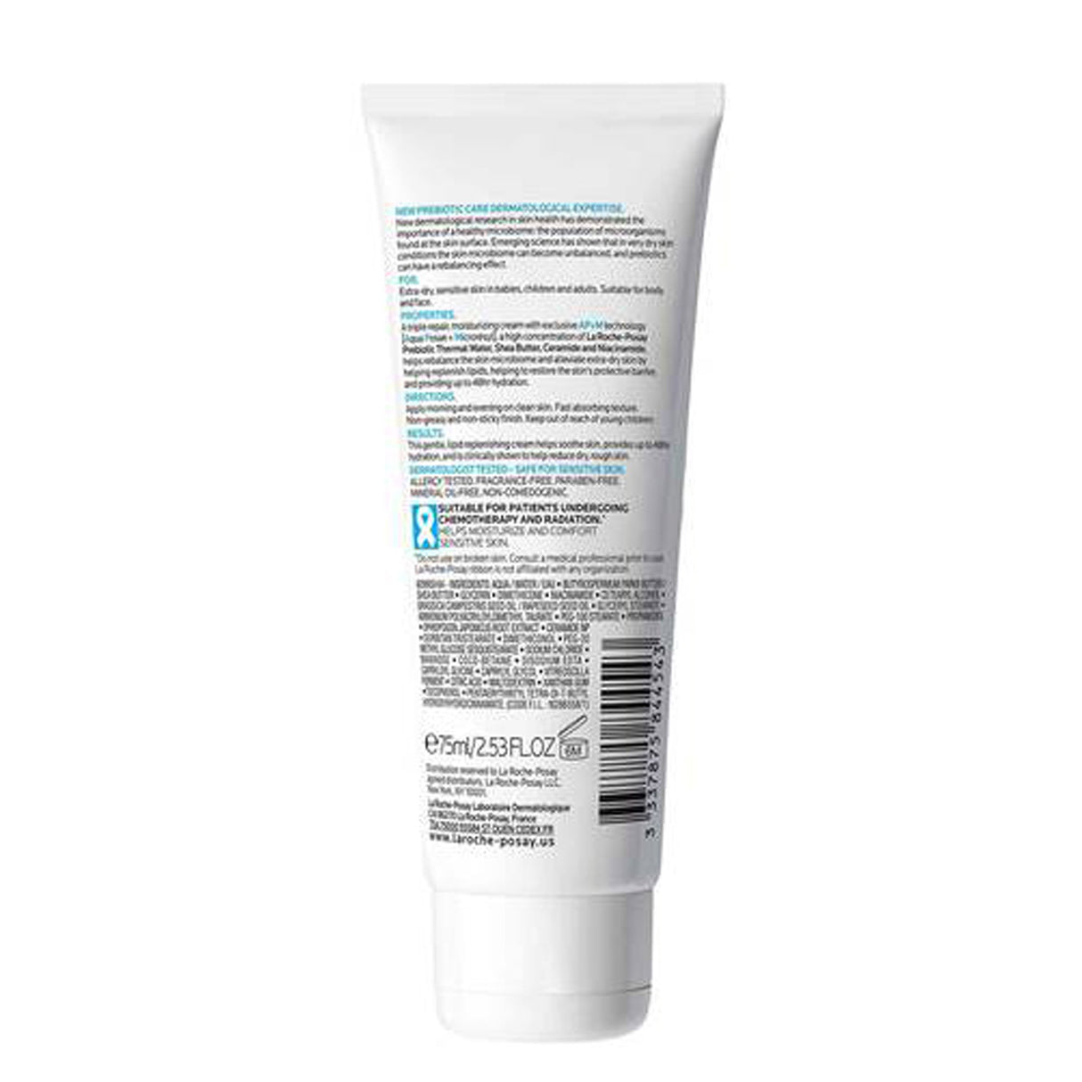 Hand and Body Moisturizer Lipikar AP+M 2.53 oz. Tube Unscented Cream - BeHope
