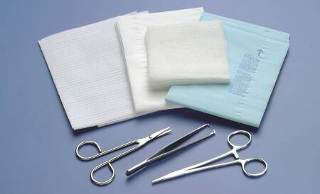 Laceration Tray With Instruments Sterile - BeHope