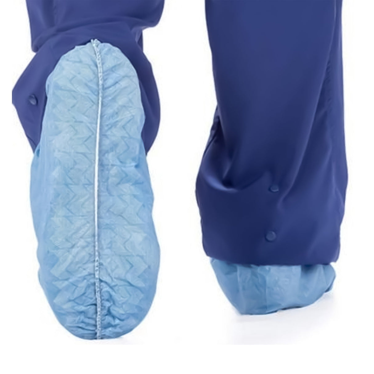 Shoe Cover Dura-Fit™ X-Large Shoe High Nonskid Sole Blue NonSterile - BeHope
