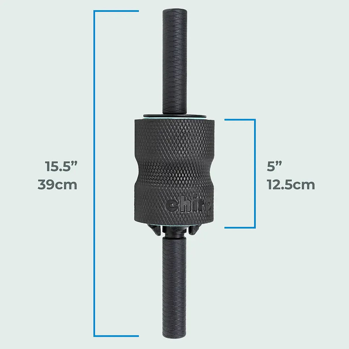 Hand-Held Massager Chirp 5 Inch Wheel Length X 15-1/2 Inch Roller - BeHope