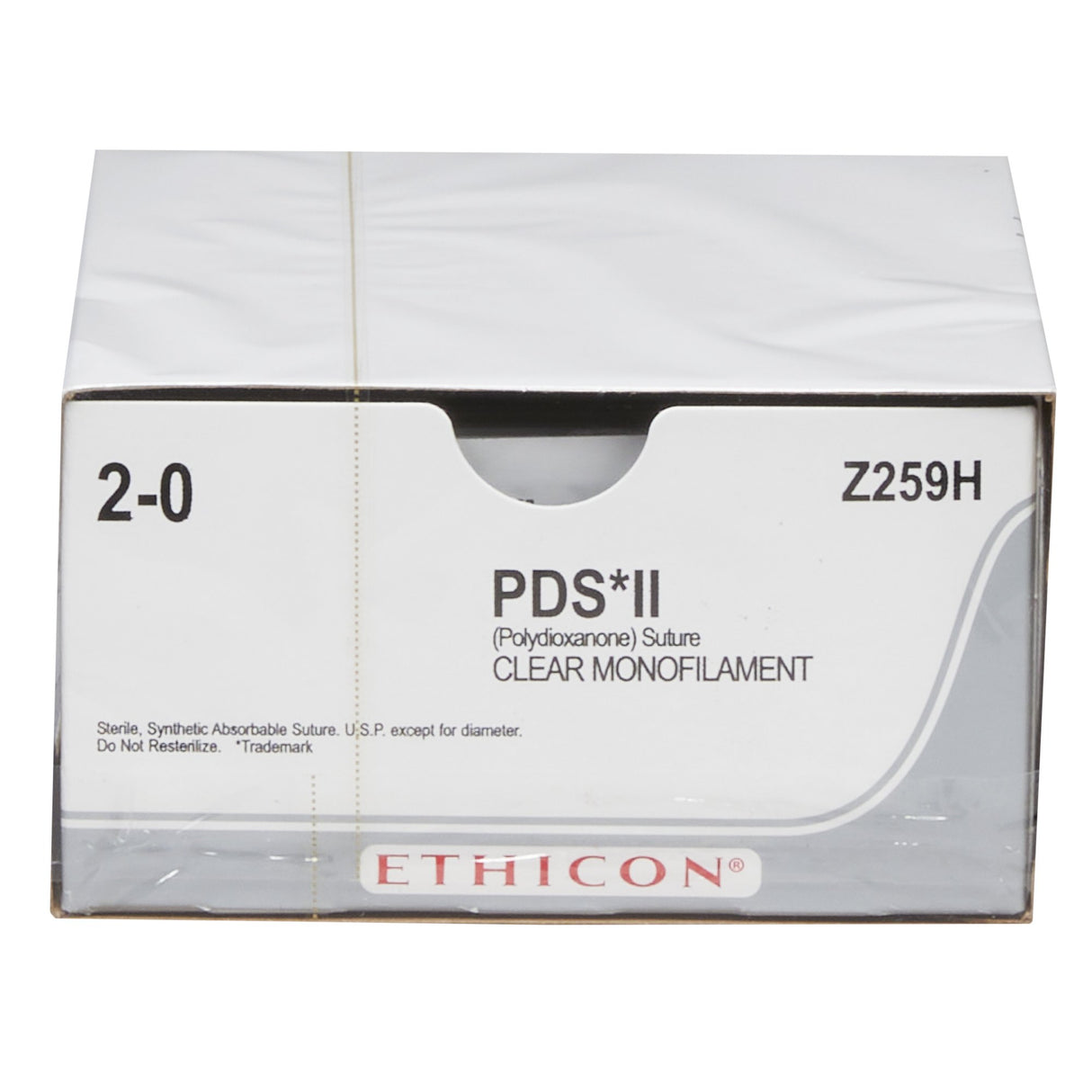 Absorbable Suture with Needle PDS™ II Polydioxanone CT-1 1/2 Circle Taper Point Needle Size 2-0 Monofilament - BeHope