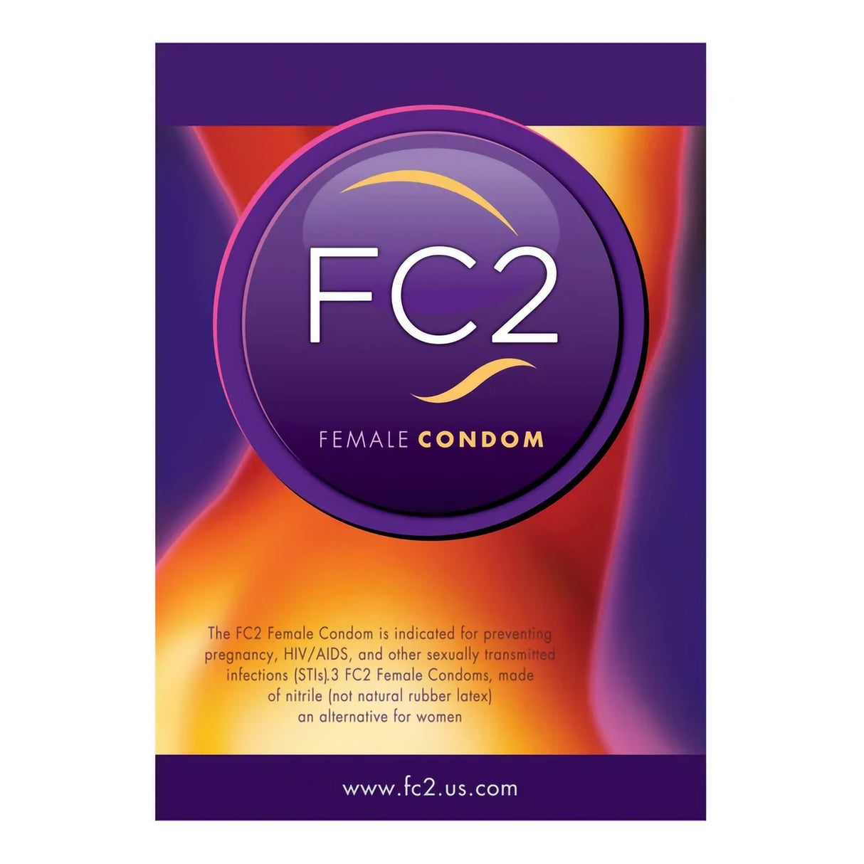 Female Condom FC2 Female Condom® Lubricated 12 per Box - BeHope