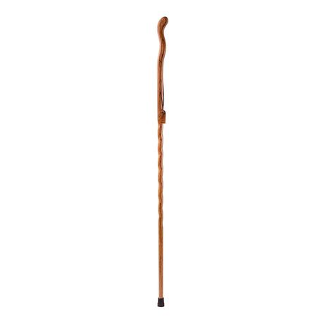 Walking Stick Brazos™ Twisted Fitness Walker Wood 55 Inch Height Tan - BeHope