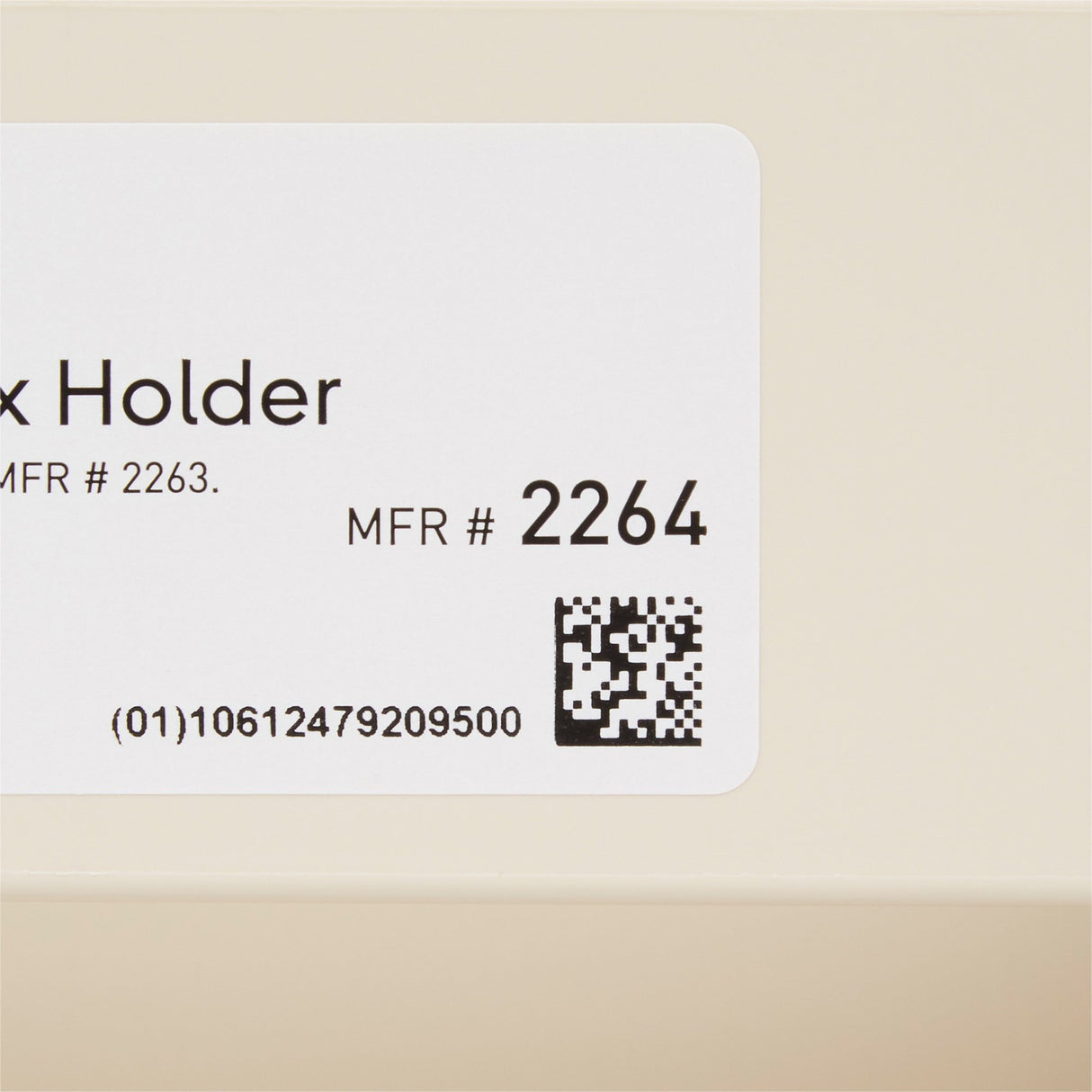 Glove Box Holder McKesson Prevent® Vertical Mounted 1-Box Capacity Putty 3-7/8 X 6-1/2 X 11 Inch Plastic - BeHope