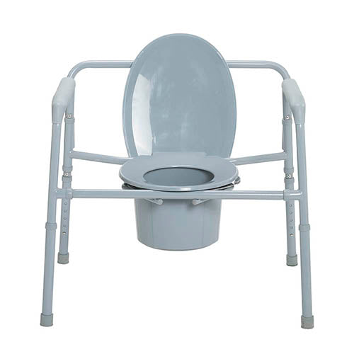 Bariatric Folding Commode 650 Lb. Capacity - BeHope