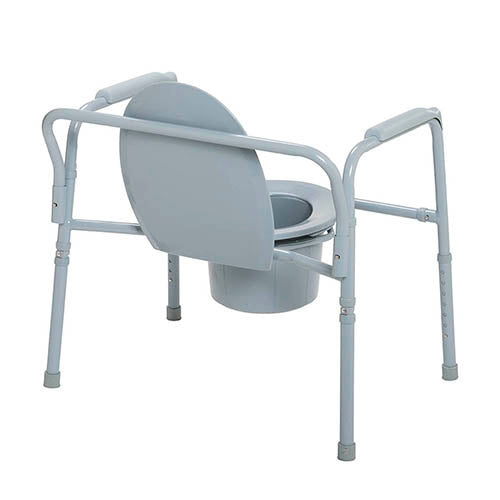 Bariatric Folding Commode 650 Lb. Capacity - BeHope