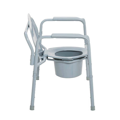 Bariatric Folding Commode 650 Lb. Capacity - BeHope