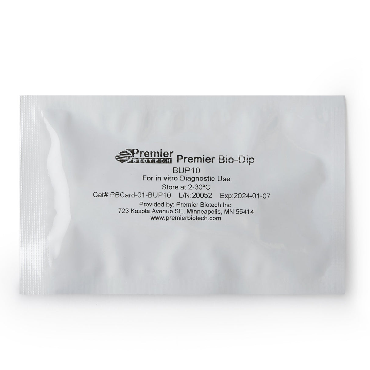 Drugs of Abuse Test Kit Premier Bio-Dip Buprenorphine (BUP) 25 Tests CLIA Waived - BeHope