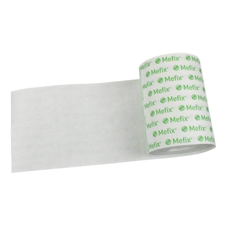 Perforated Dressing Retention Tape with Liner Mefix® White 6 Inch X 11 Yard Nonwoven Spunlace Polyester NonSterile - BeHope