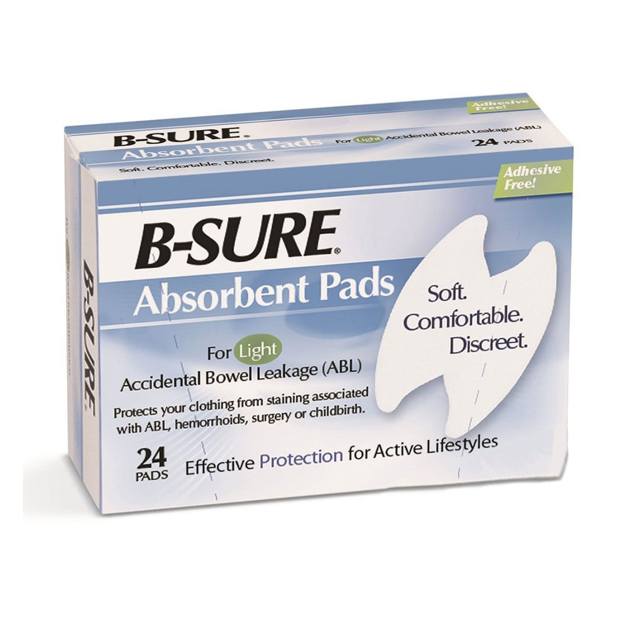 B-sure® Thin Discreet Incontinence Absorbent Pads Heavy Absorbency - BeHope