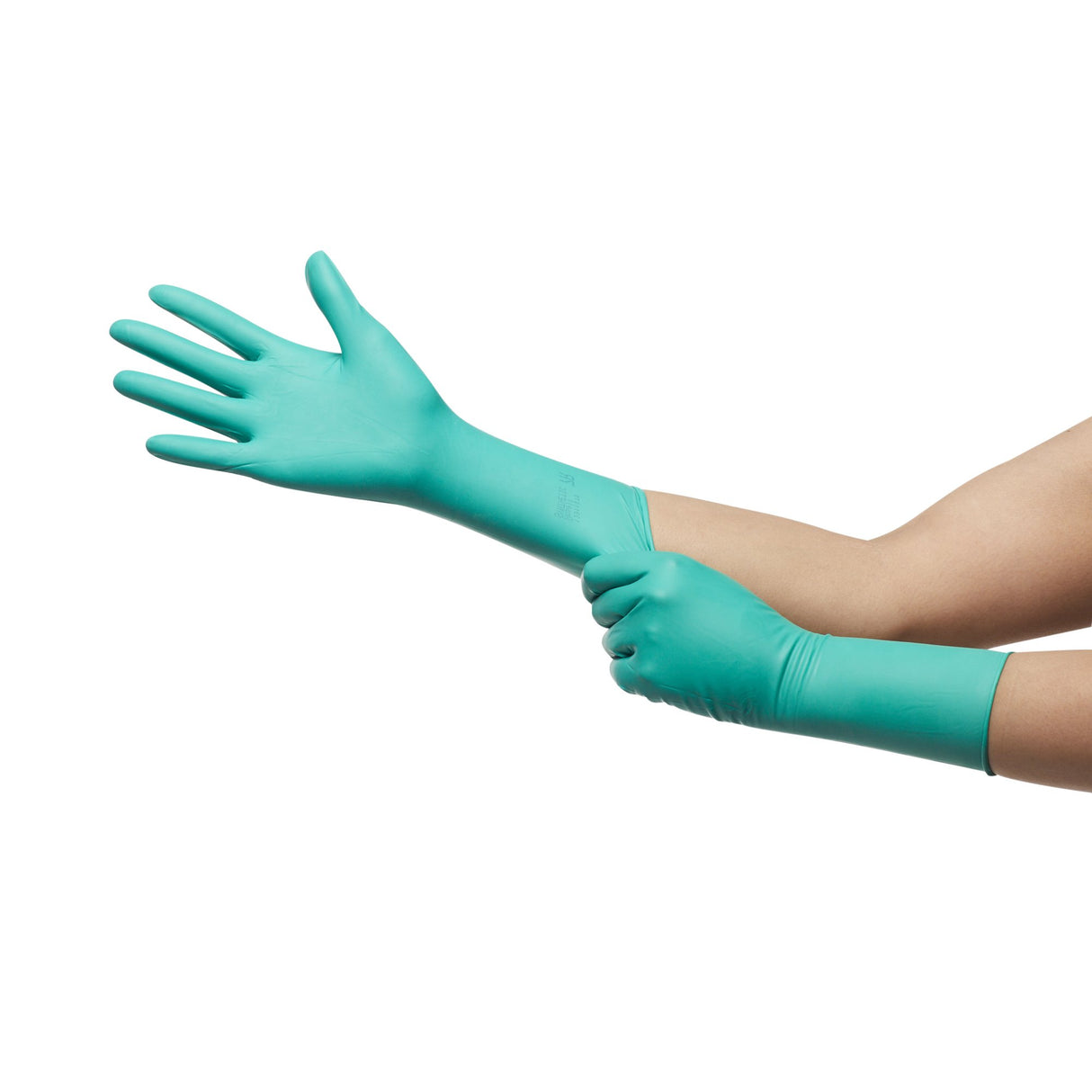 Surgical Glove GAMMEX® Non-Latex Size 8.5 Sterile Polyisoprene Standard Cuff Length Micro-Textured Green Chemo Tested - BeHope