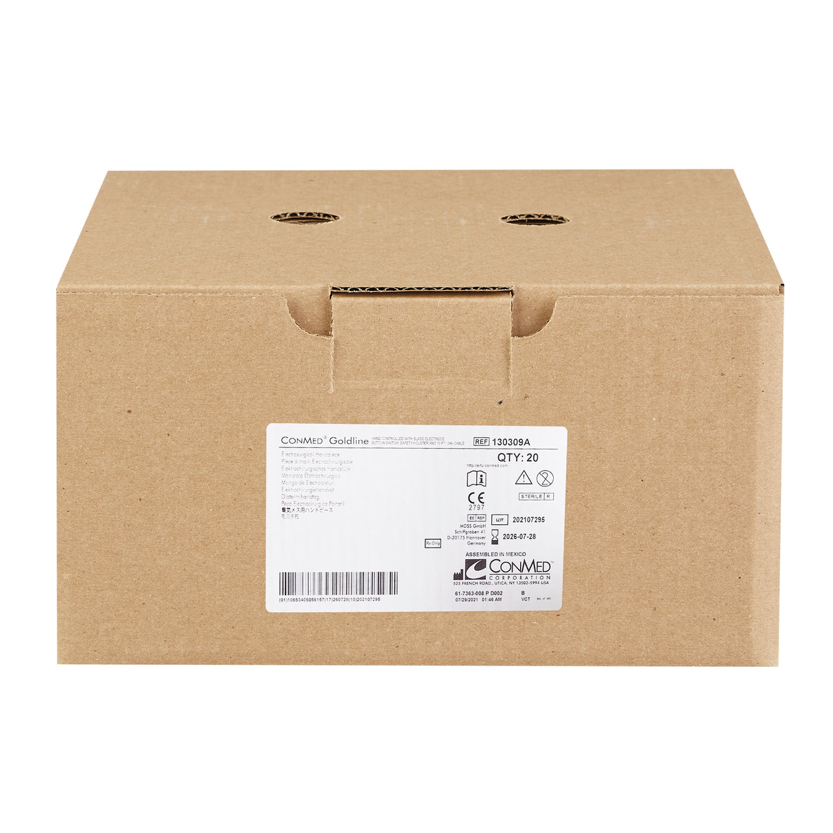 Electrosurgical Pencil Kit GoldLine® Hex-Locking 1 Inch Blade Length Blade Tip - BeHope