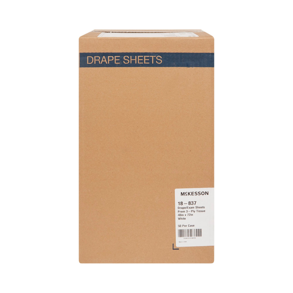 General Purpose Drape McKesson Physical Exam Drape 40 W X 72 L Inch NonSterile - BeHope