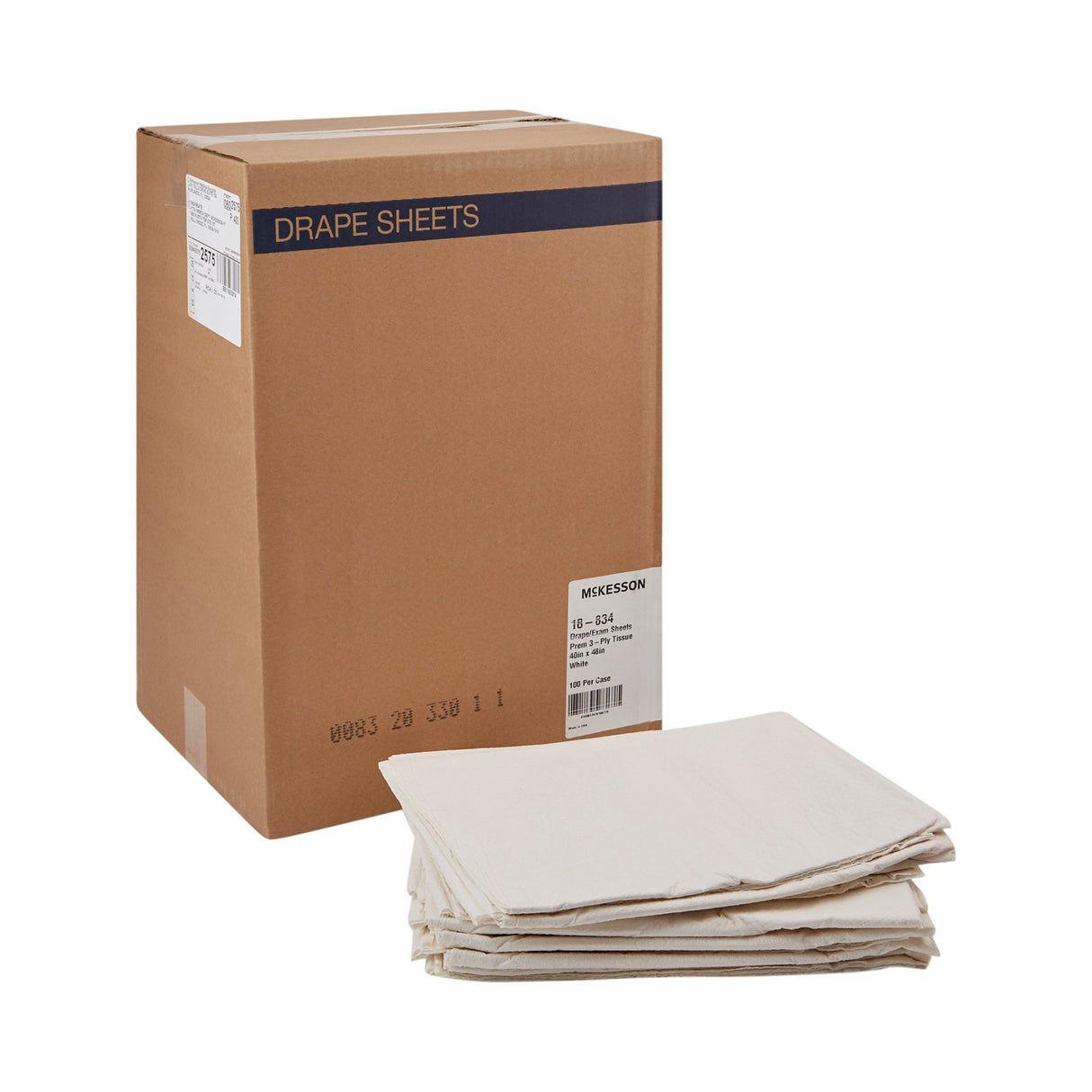McKesson General Purpose Physical Exam Drape Nonsterile Premium 3-Ply Tissue - BeHope