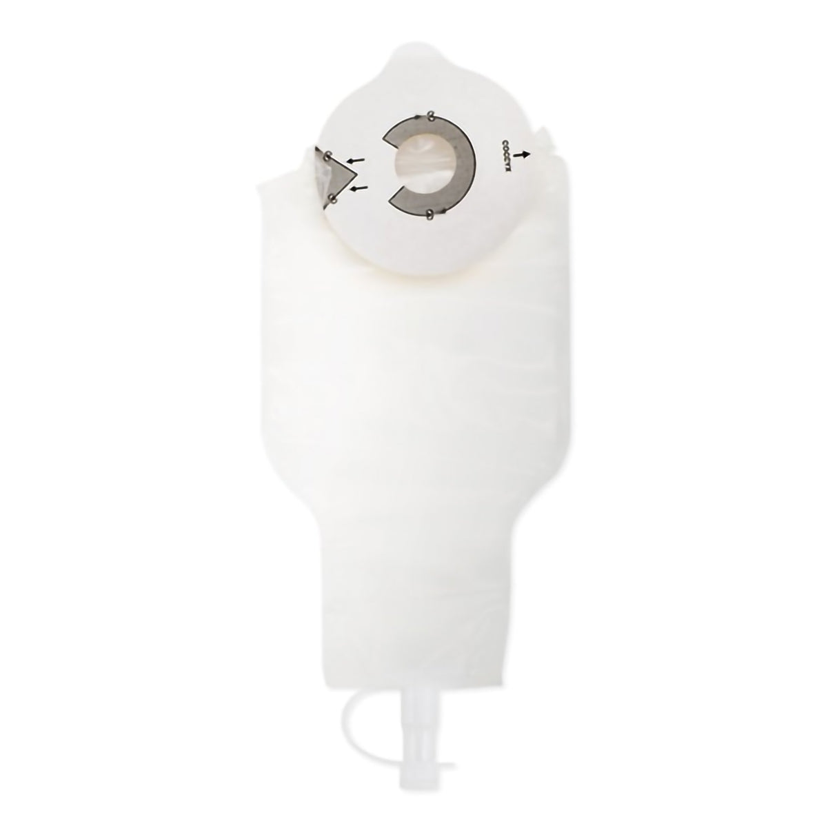 Rectal Collection Pouch Hollister One-piece System Odor-barrier Drainable with Thermometer Port - BeHope