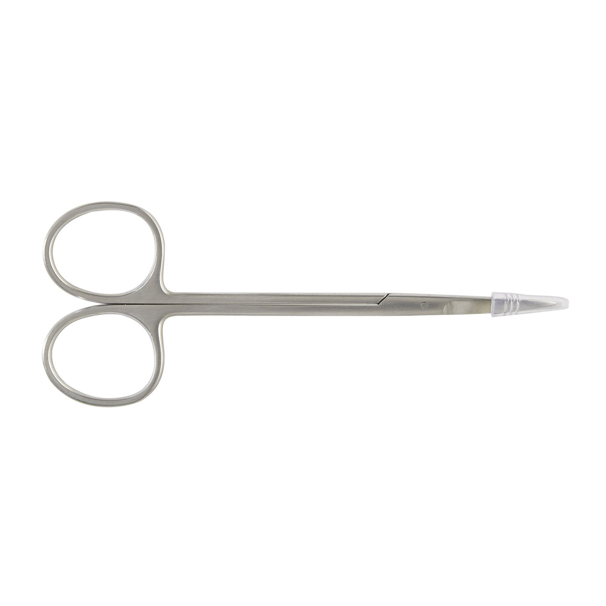 Iris Scissors Miltex® 4-1/2 Inch Length OR / Surgical Grade German Stainless Steel NonSterile Finger Ring Handle Curved Sharp Tip / Sharp Tip - BeHope