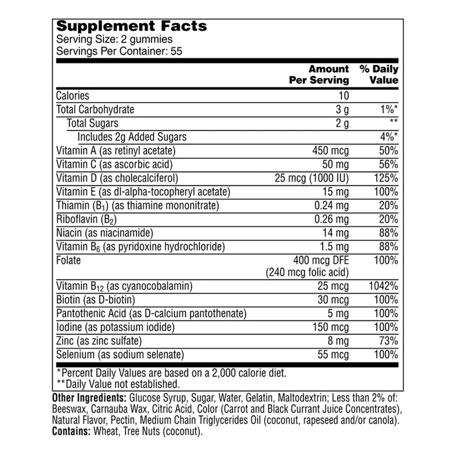 Multivitamin Supplement One A Day® Women's 50+ Gummy 110 per Bottle - BeHope