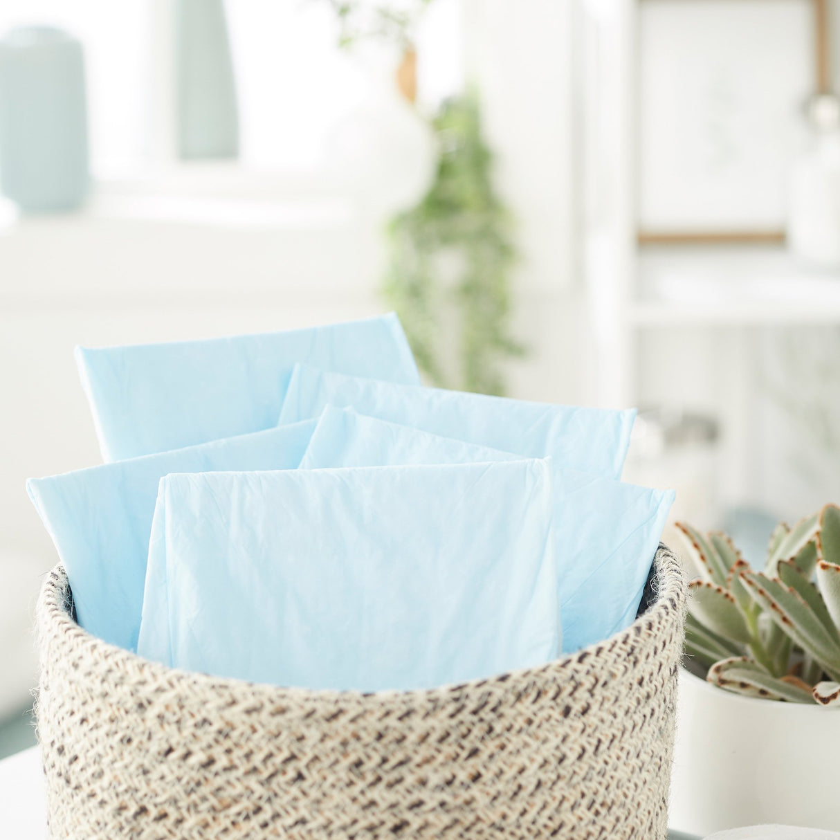 Disposable Underpad TENA® Regular 17 X 24 Inch Fluff Light Absorbency - BeHope