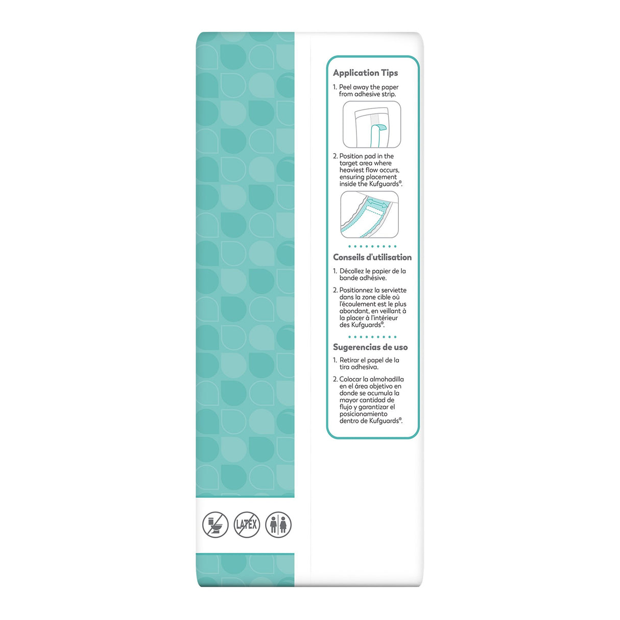 Booster Pad Tranquility® Essential 12 X 14 Inch Moderate Absorbency Super Absorbent Core Regular - BeHope