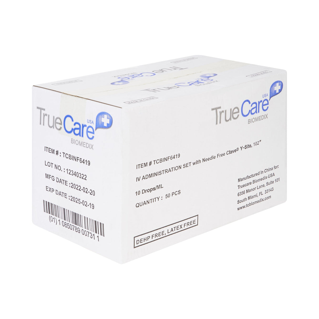 IV Pump Set McKesson Pump 1 Port 10 Drops / mL Drip Rate Without Filter 102 Inch Tubing Solution Without Flow Regulator - BeHope