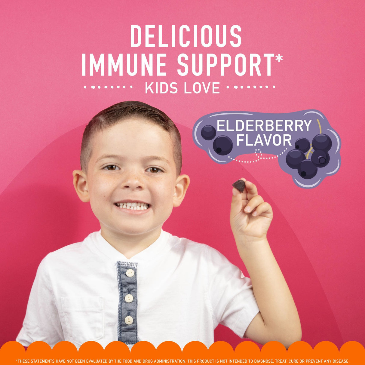 Immune Support Supplement Airborne® Gummy 50 per Bottle - BeHope