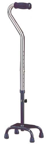 Quad Cane Heavy Duty Small Base 500# Capacity - BeHope