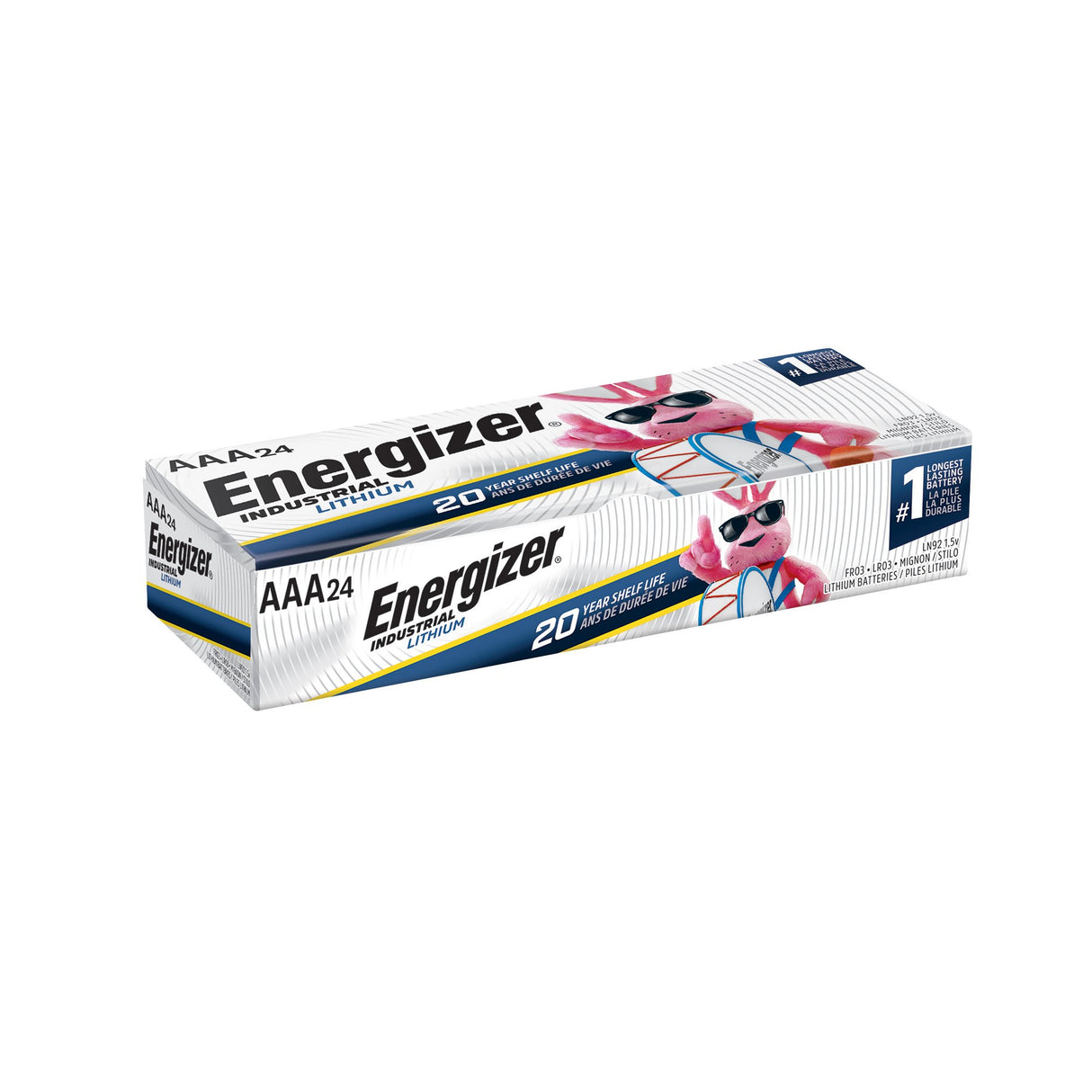 Lithium Battery Energizer® Industrial® AAA Cell 1.5V Disposable 24 per Pack - BeHope