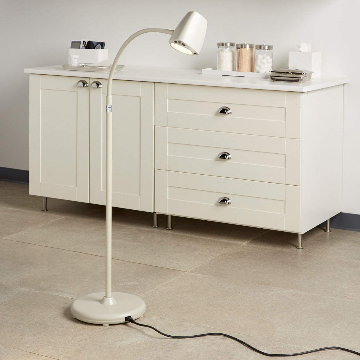 Exam Light McKesson Floor Standing LED Bulb 12 Watt Beige Lamp - BeHope