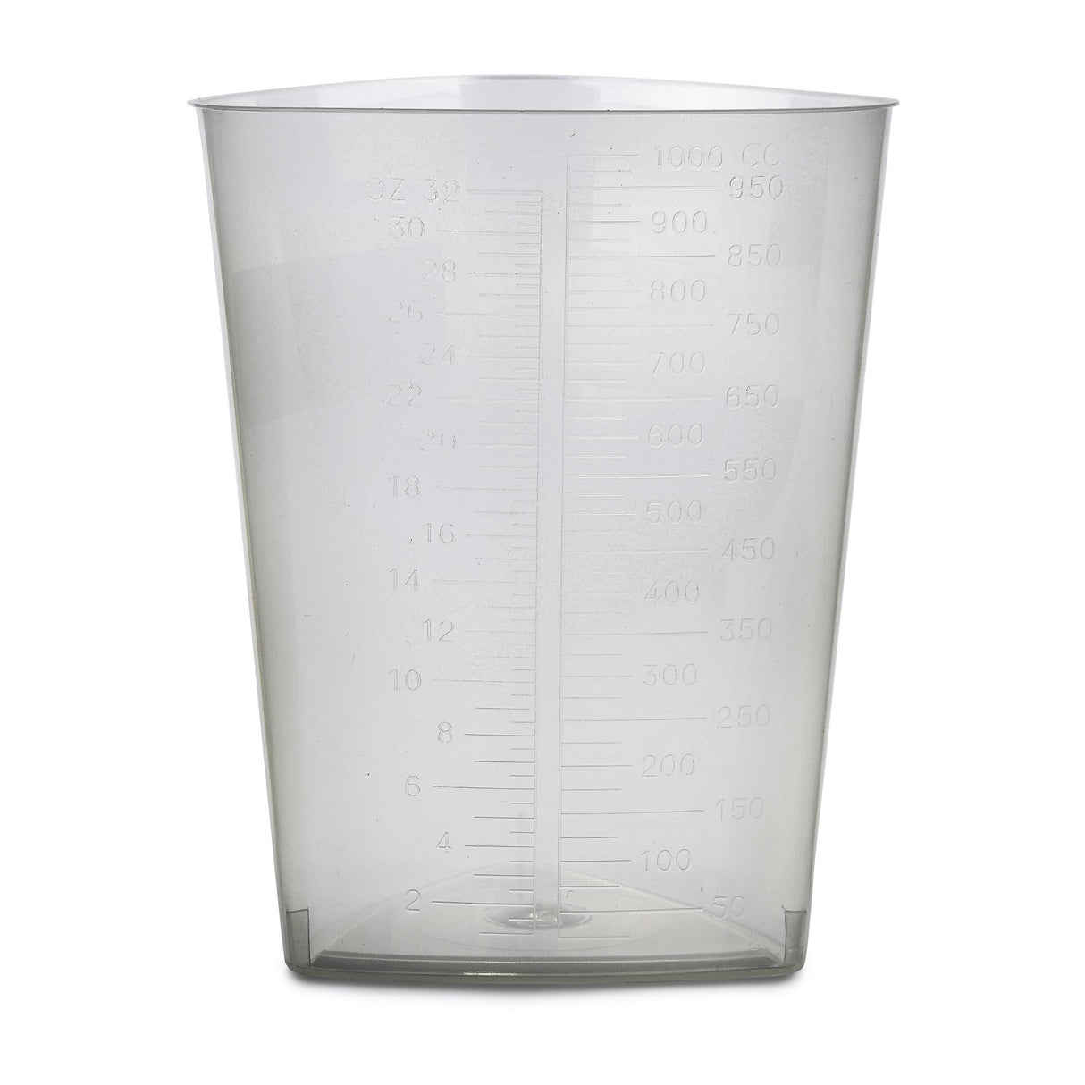 Graduated Container McKesson Triangular Polypropylene 1,000 mL (32 oz.) - BeHope