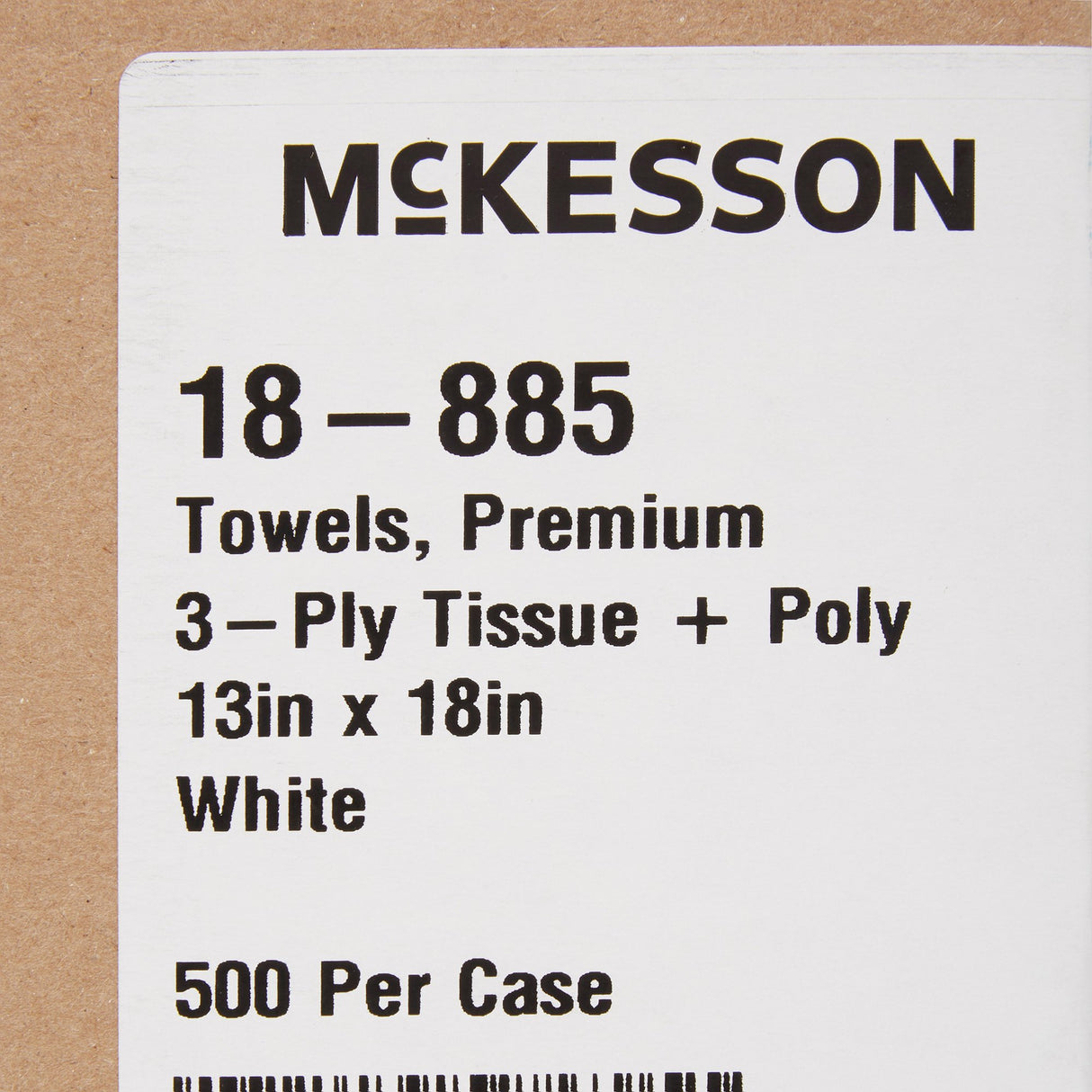 Procedure Towel McKesson 13 W X 18 L Inch White NonSterile - BeHope