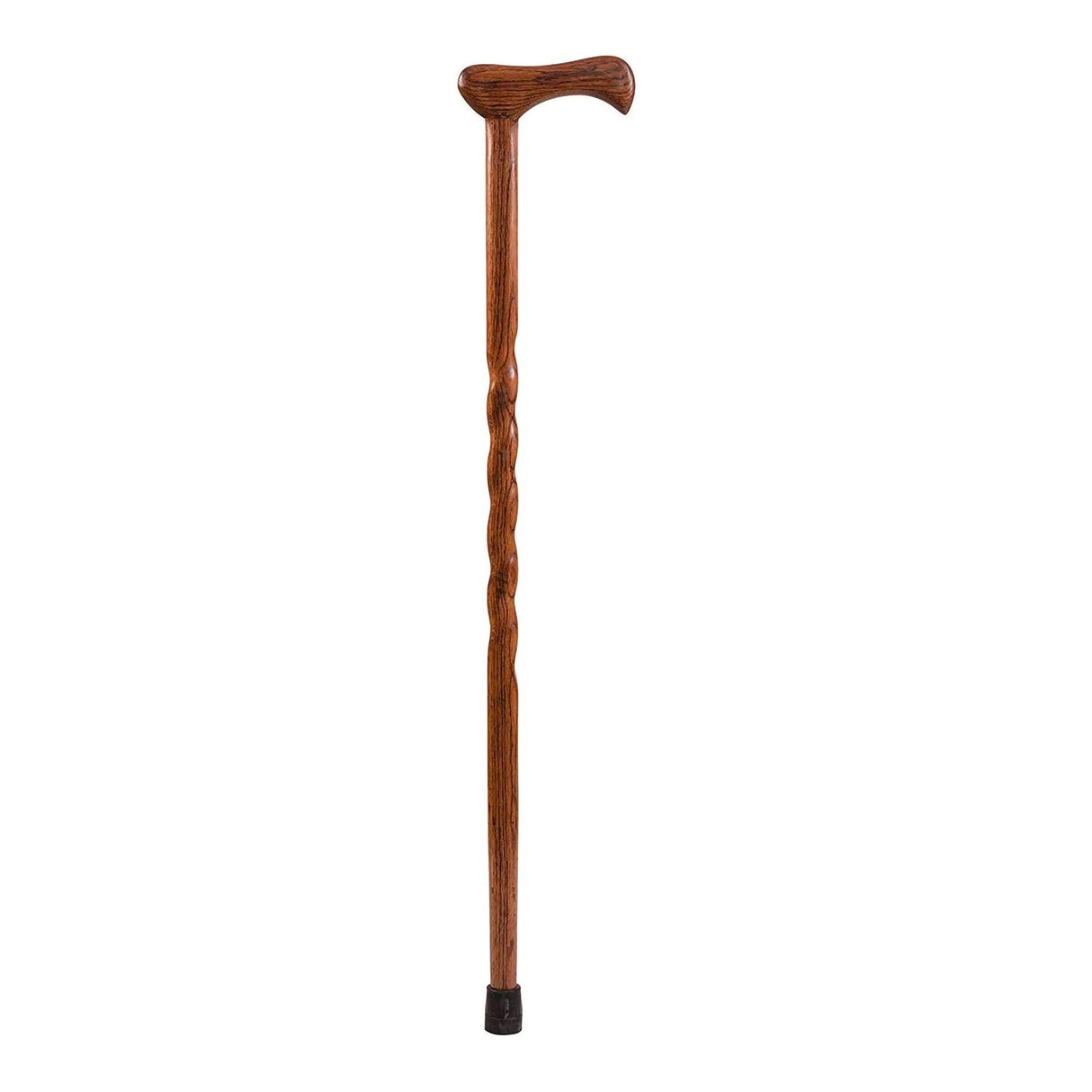 T-Handle Cane Brazos™ Twisted Wood 37 Inch Height Red Oak - BeHope