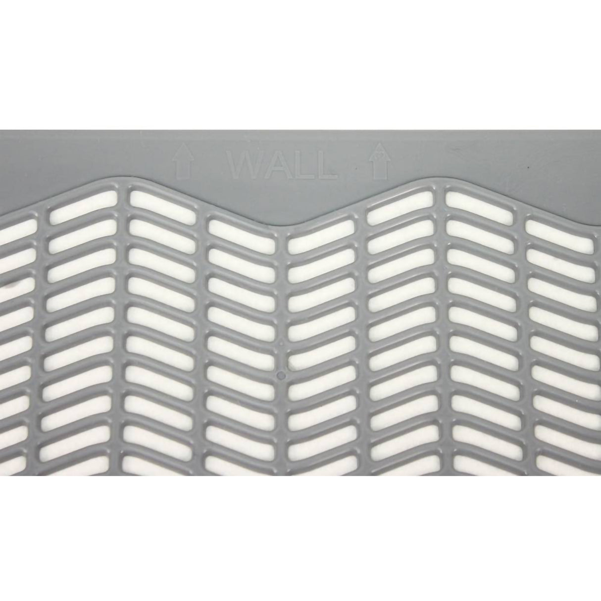 Urinal Floor Mat Impact Z-Mat™ 17-1/2 X 20-3/8 Inch Gray - BeHope