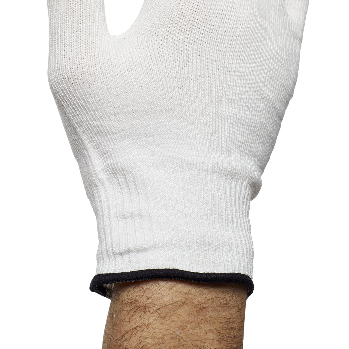 Cut Resistant Glove Liner Flex-Gard™ Full-Finger HDPE / Spandex / Polyester White X-Large - BeHope