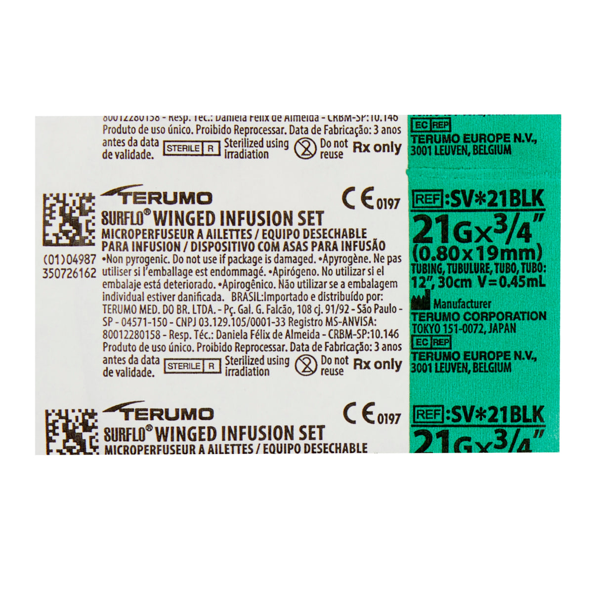 Infusion Set Surflo® Without Port - BeHope